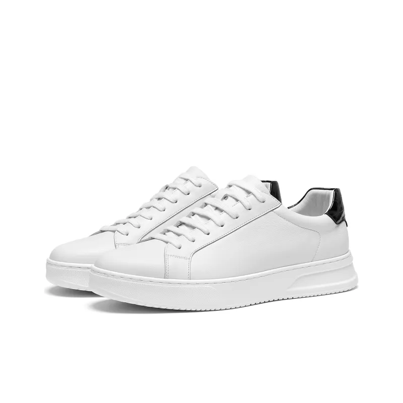 ELLE HOMME Stylish Skateboarding Shoes Men's White-1