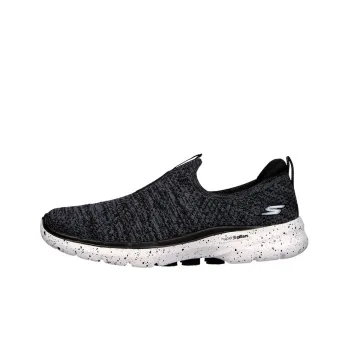 Skechers Go Walk 6 Casual Shoes Women's Low Top Black/White