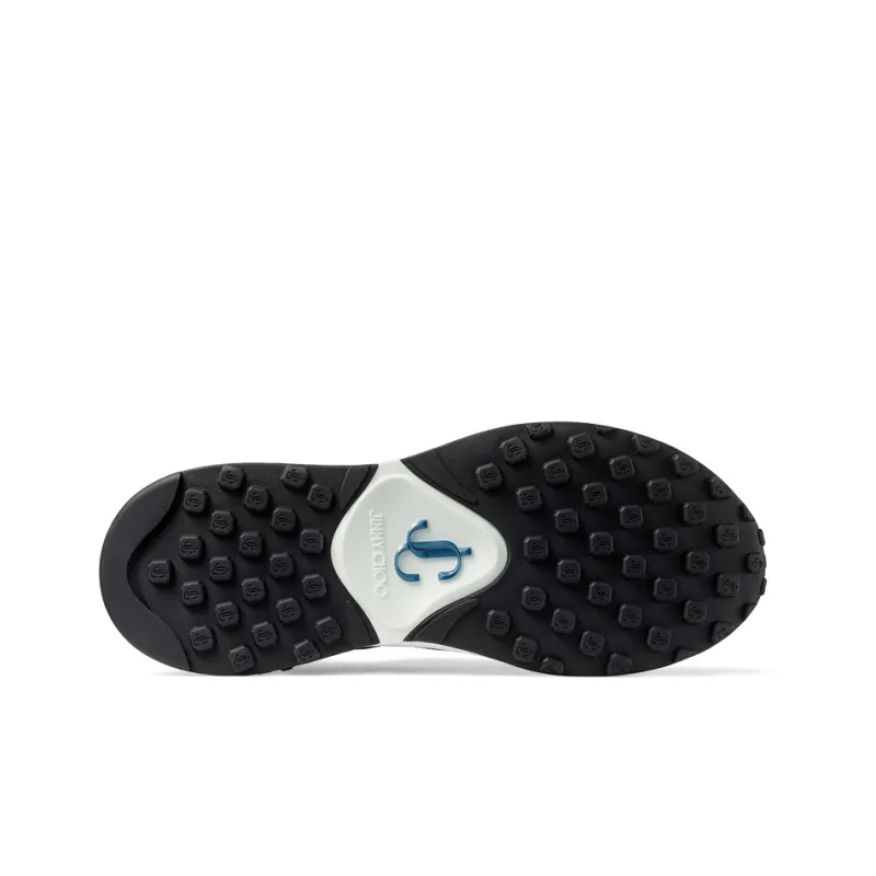 Jimmy Choo Casual Shoes Men Low-Top Blue/Black/White-6