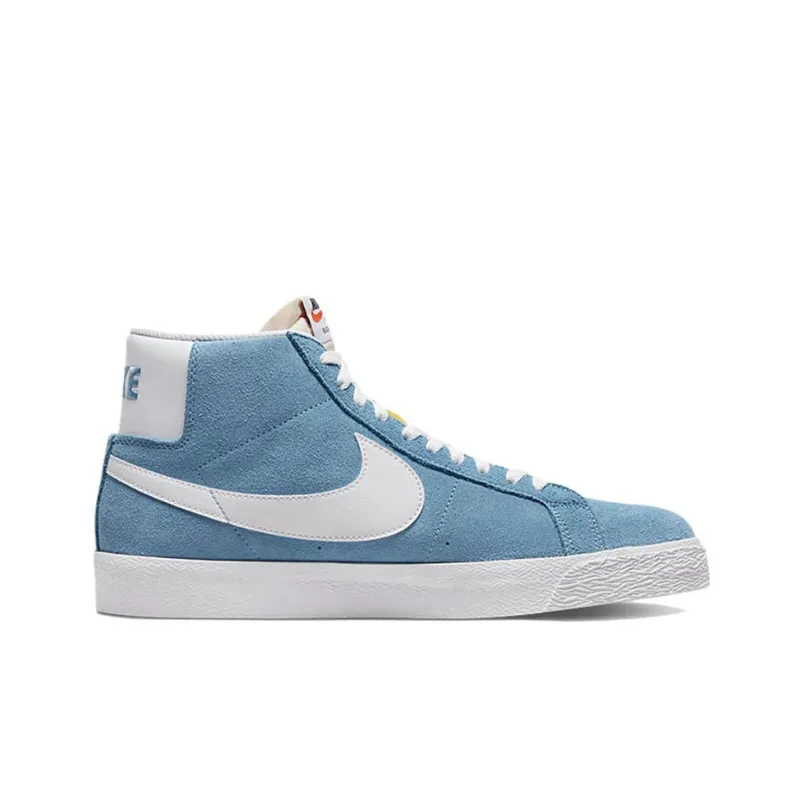 Nike Sb Zoom Blazer Mid Cerulean Blue-1