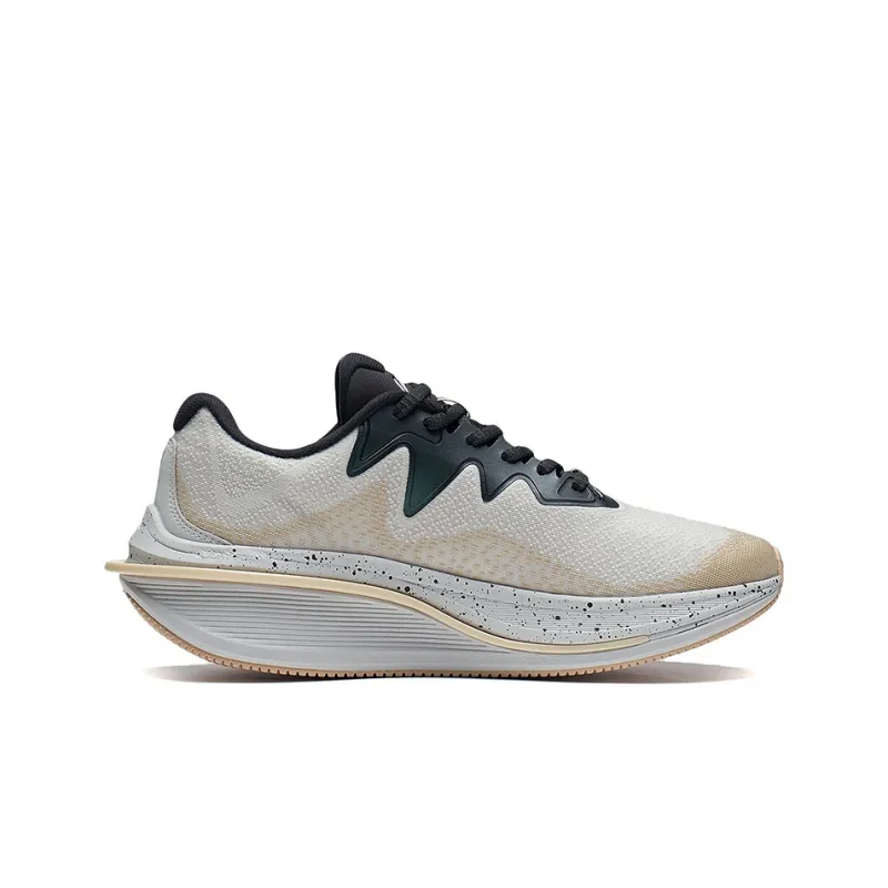 LINING WuShi 5S 2.0 Running Shoes Men Low Top Light Smoke Gray/Light Milk Umber-1