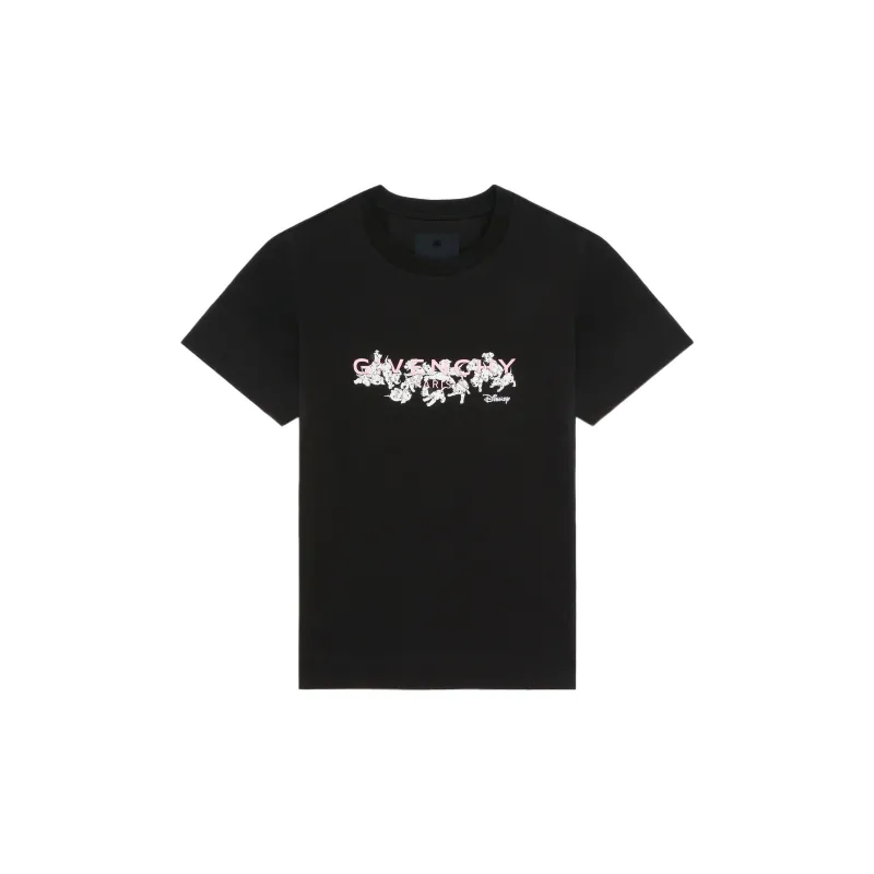 Disney X Givenchy X Disney 101 T Shirts Women's Black-1