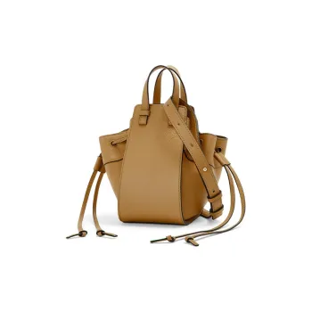 LOEWE Hammock Calfskin Hammock Bag, Handbag, Shoulder Bag, Crossbody Bag Mini Women's Tawny