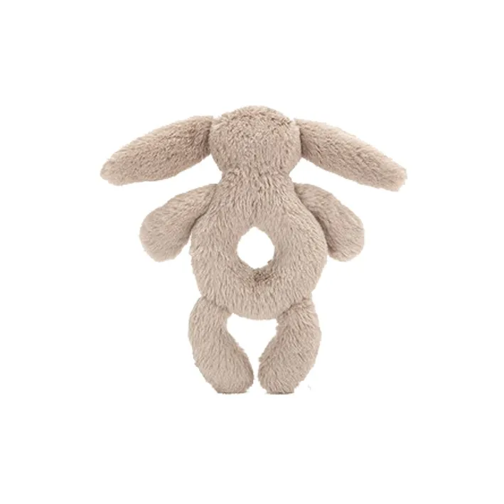 JELLYCAT Bashful Bunny Ring Rattle Stuffed Animal-1
