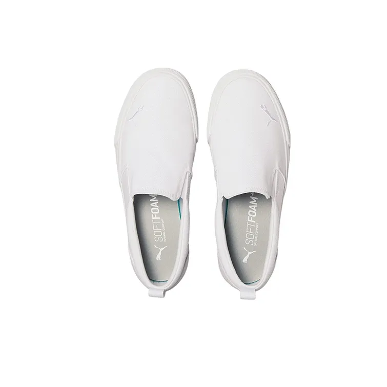 PUMA Bari Slip On 'White Silver' Women's-2