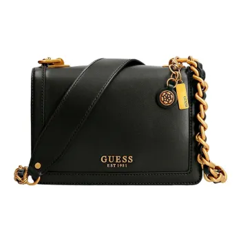 GUESS Artificial Leather Crossbody Bag Shoulder Bag Women's Black