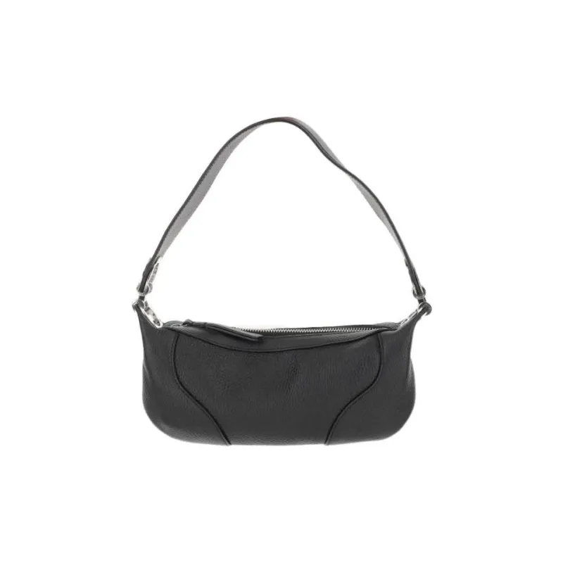 By Far Cow Leather Shoulder Bag, Handbag, Shoulder Bag Women's Black-0
