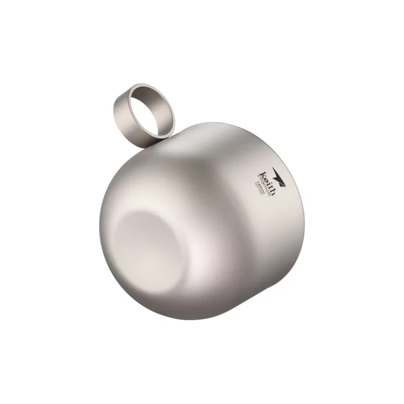Keith Outdoor Water Equipment Water Container 150ml Pure Titanium 120.8*61.2mm-4