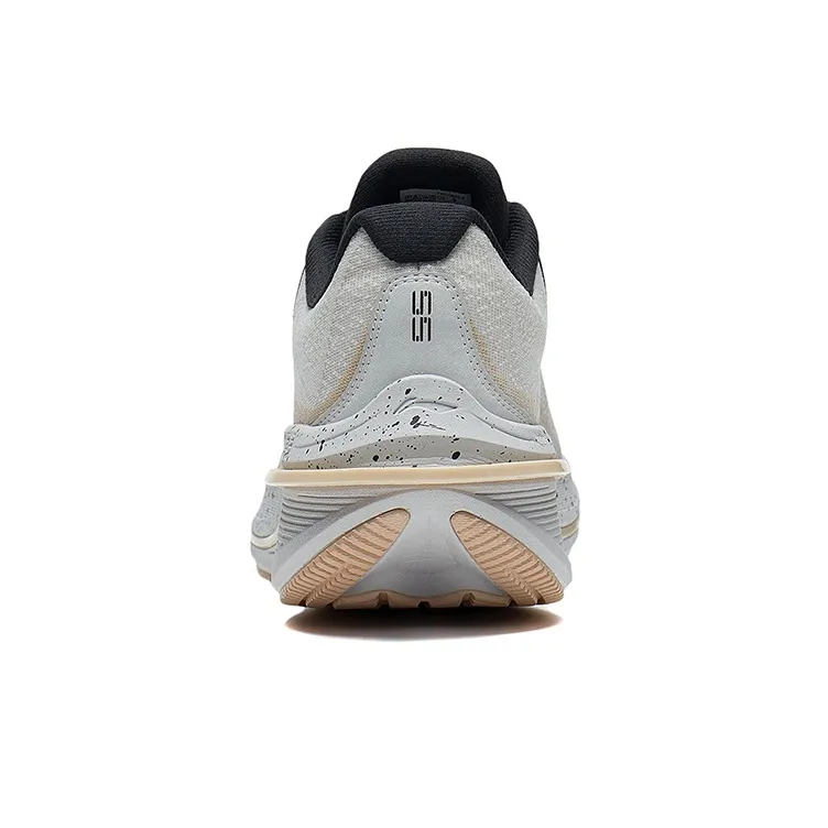 LINING WuShi 5S 2.0 Running Shoes Men Low Top Light Smoke Gray/Light Milk Umber-5