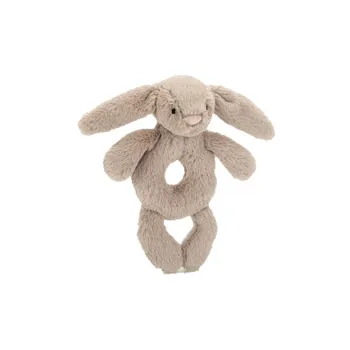 JELLYCAT Bashful Bunny Ring Rattle Stuffed Animal