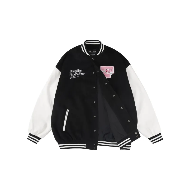 Pink Panther X FPA FPAx The Pink Panther Baseball Jerseys Unisex Black-2