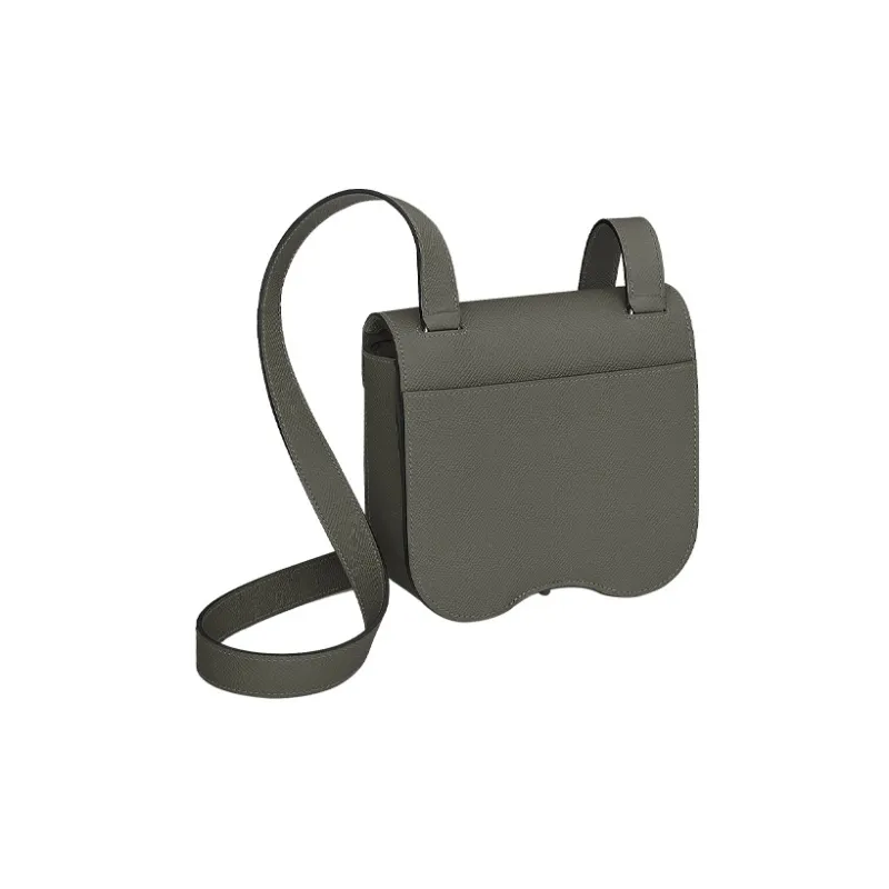 HERMES DellaDella Cavalleria Epsom Calfskin Shoulder Bag Crossbody Bag Mini Women's 0L Grismeyer Cumulonimbus Gray-3