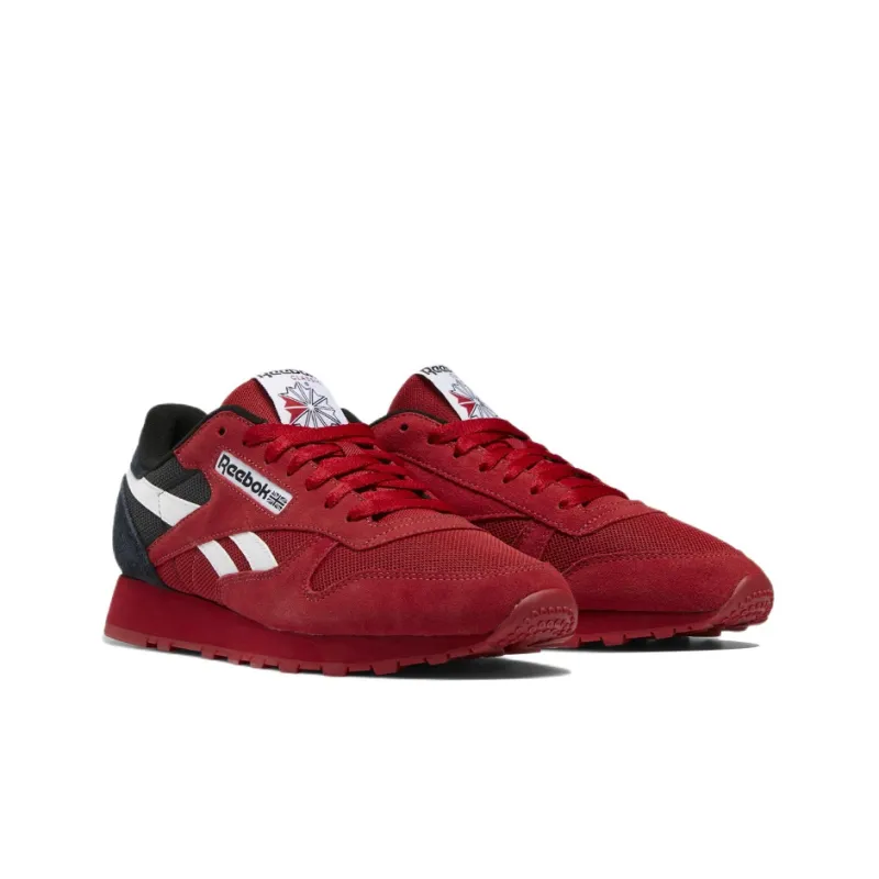 Reebok Classic Leather 'Flash Red Black'-2