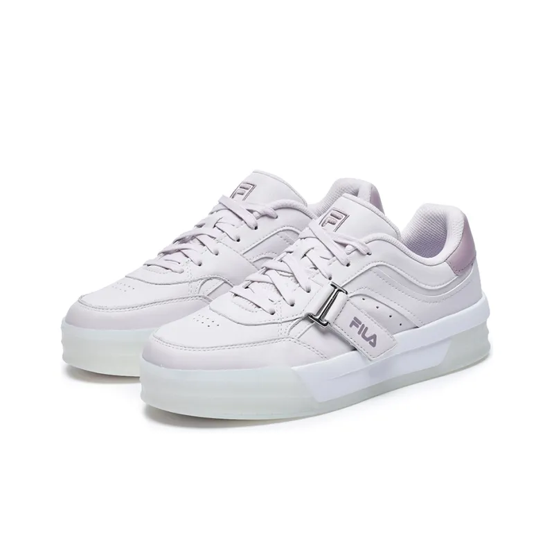 FILA ACE Wear Resistant Low Top Skateboard Shoes Women's Light Purple-1