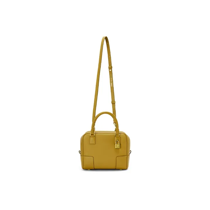 LOEWE Amazona Nappa Cow Leather Handbag Shoulder Bag Crossbody Bag Mini Women's Tawny-6