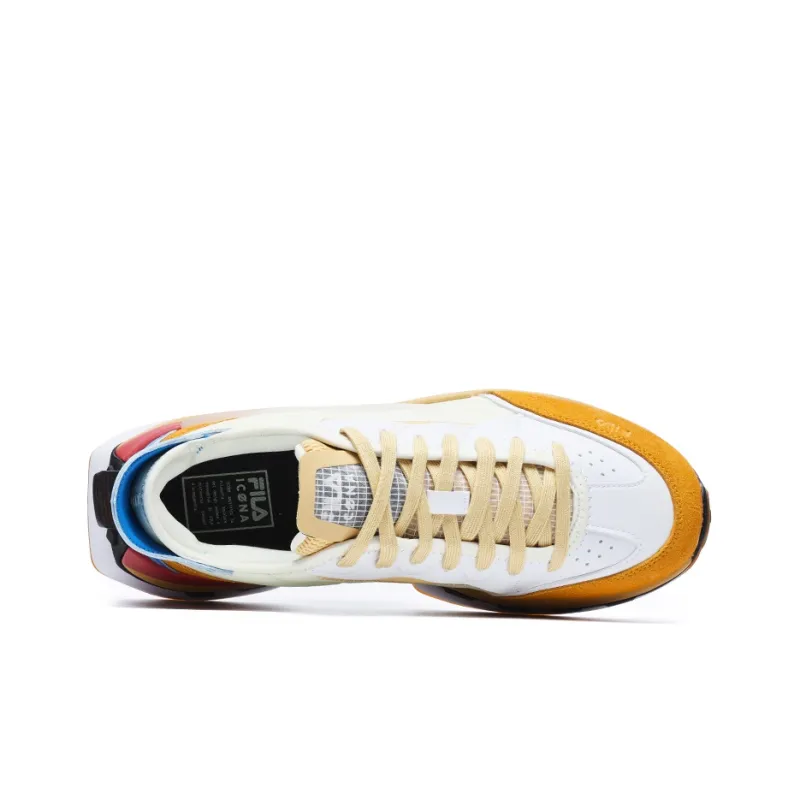 FILA Km Shoes 'White Yellow Blue'-2