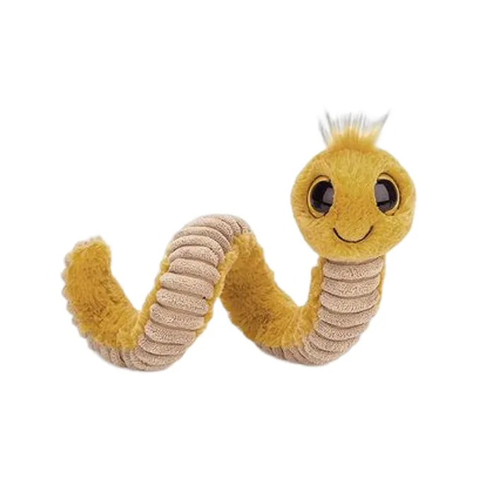 JELLYCAT Wiggly Worm Yellow Stuffed Animal-2