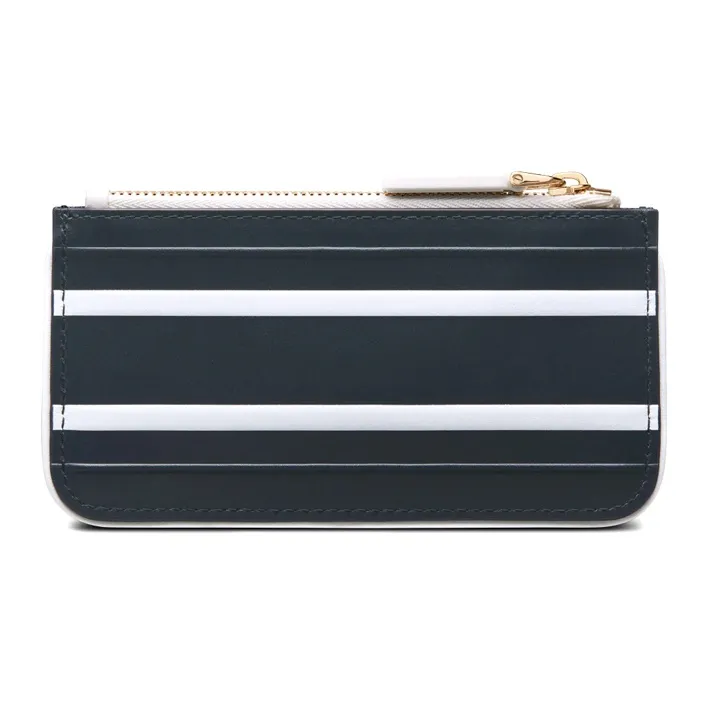 DIOR Calfskin Key Pouch Storage Bag Clutch Women's Blue-1