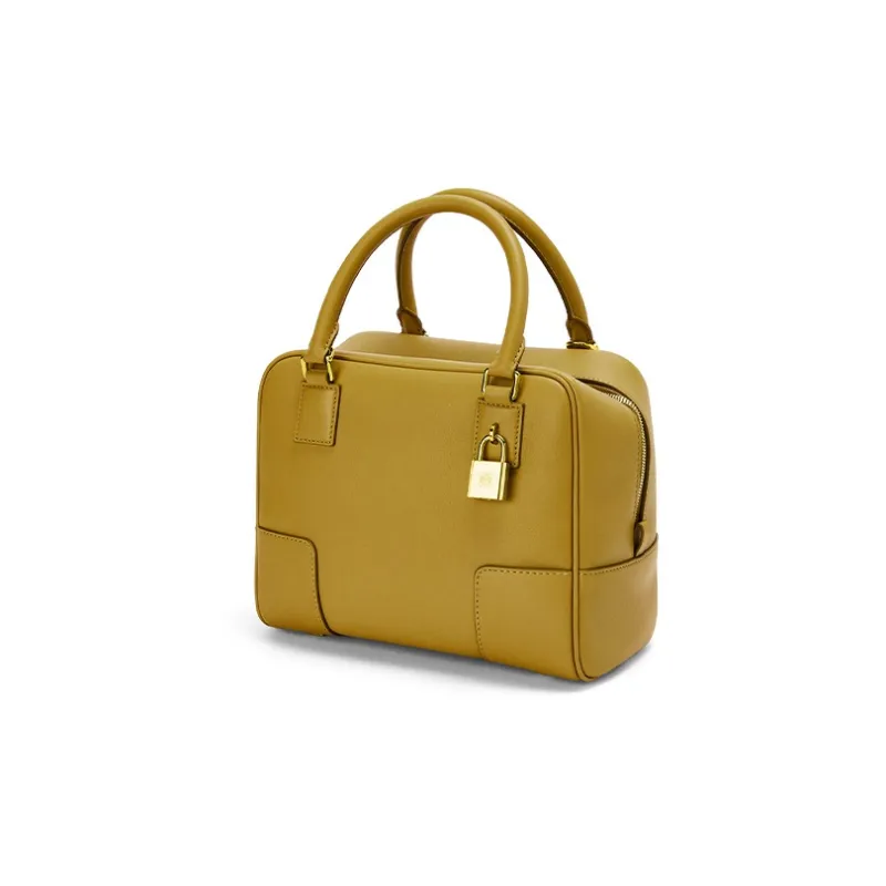LOEWE Amazona Nappa Cow Leather Handbag Shoulder Bag Crossbody Bag Mini Women's Tawny-2
