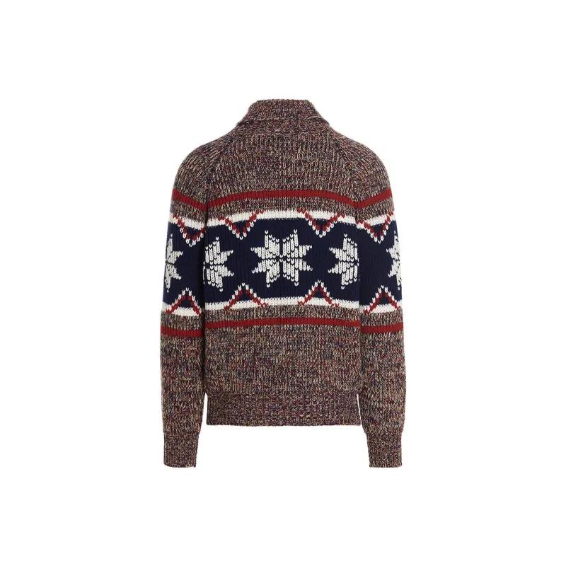 ETRO Fairisle Roll neck Jumper-1