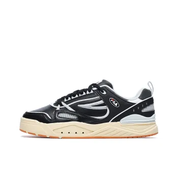 FILA Slam 22 Wear Resistant Low Top Skateboard Shoes Men's Black Contour Gray