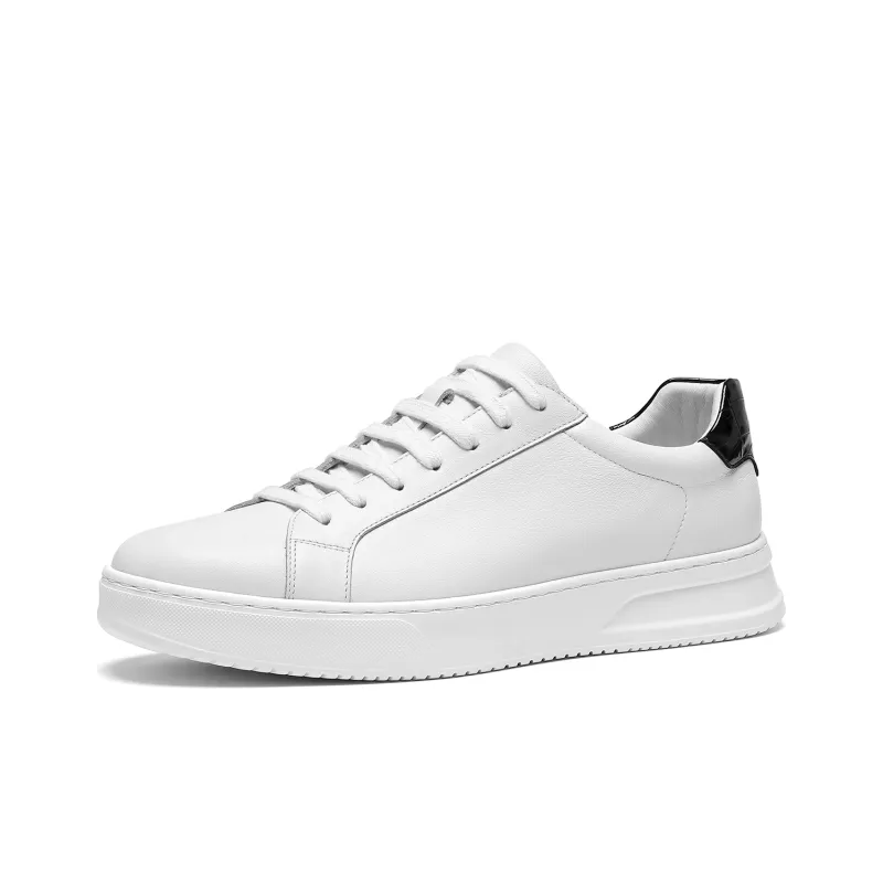 ELLE HOMME Stylish Skateboarding Shoes Men's White-3