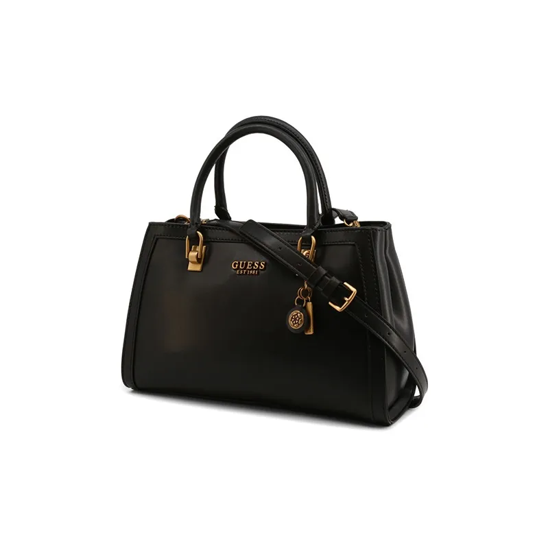 GUESS Artificial Leather Crossbody One Shoulder Clutch Regular Women's Black-1