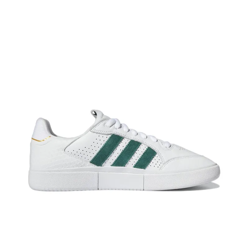 Adidas Tyshawn Low Cloud White Collegiate Green-1
