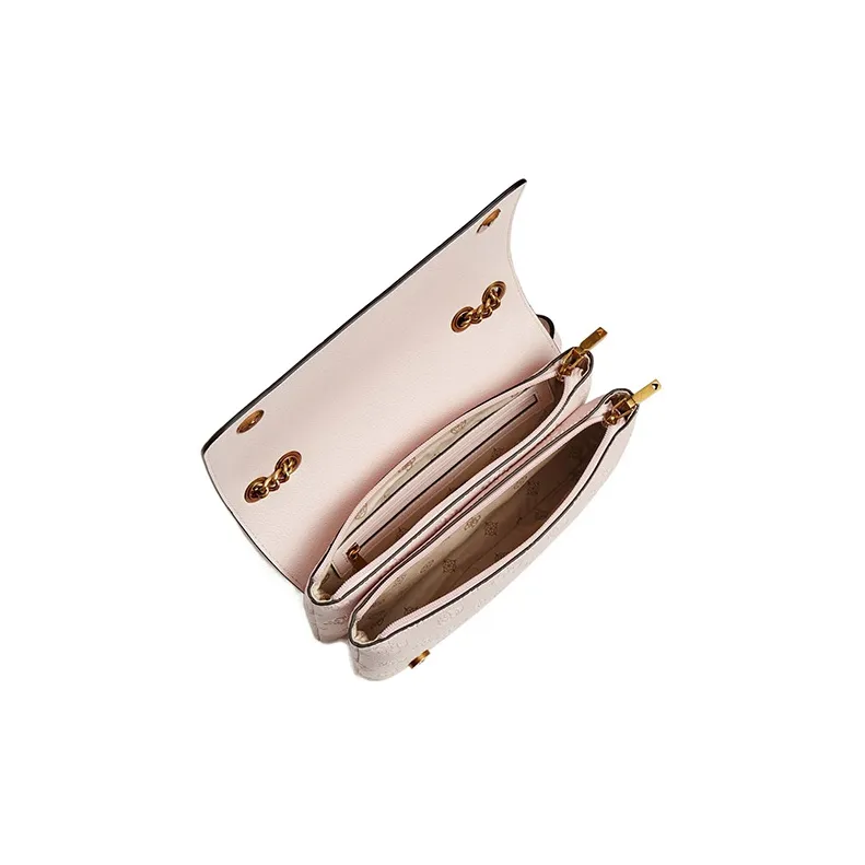 GUESS Artificial Leather Chain Bag Crossbody Bag Shoulder Bag Women's Pink-2