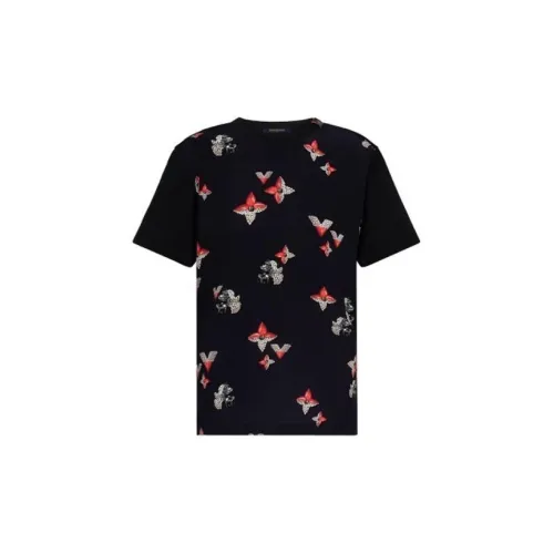 LOUIS VUITTON New Quarterly Products Of LV T-Shirts Women's Black