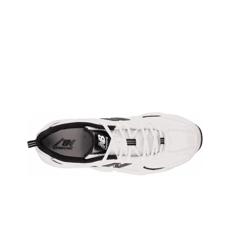 New Balance 530 White Black Leather-3