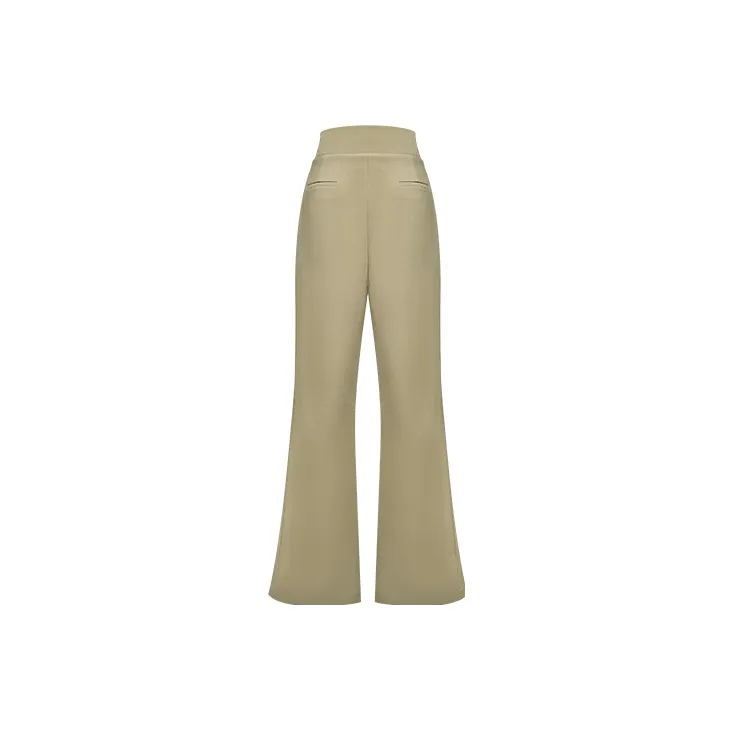 TAMMY TANGS Flared Pants Casual Pants Women's Khaki-1