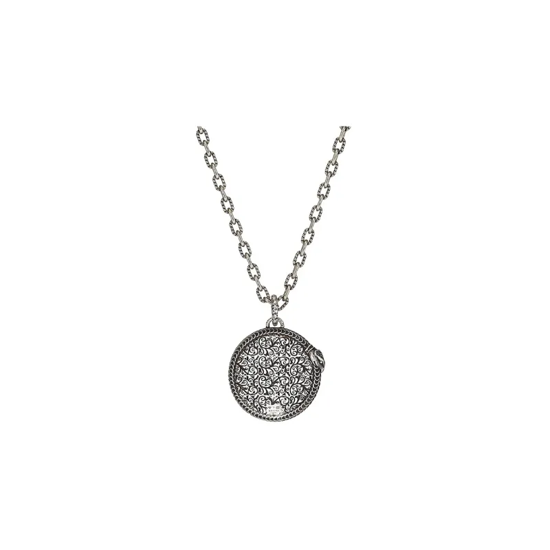 GUCCI Classic Double G Necklace Collection 925 Sterling Silver Necklaces Men's-1