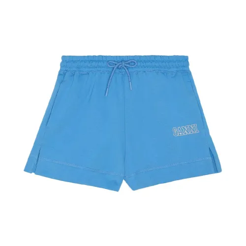 GANNI Casual Shorts Women's Blue