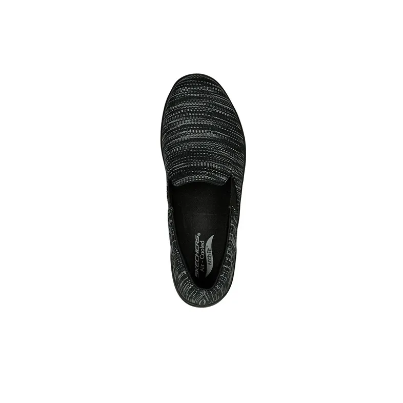 Skechers ARCH FIT UPLIFT -Cheerful Cushioning Anti-Slip And Wear-Resistant Low-Top Casual Shoes Women's Black-3