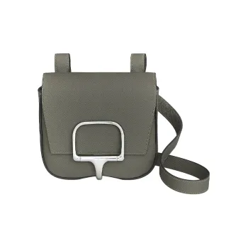 HERMES DellaDella Cavalleria Epsom Calfskin Shoulder Bag Crossbody Bag Mini Women's 0L Grismeyer Cumulonimbus Gray