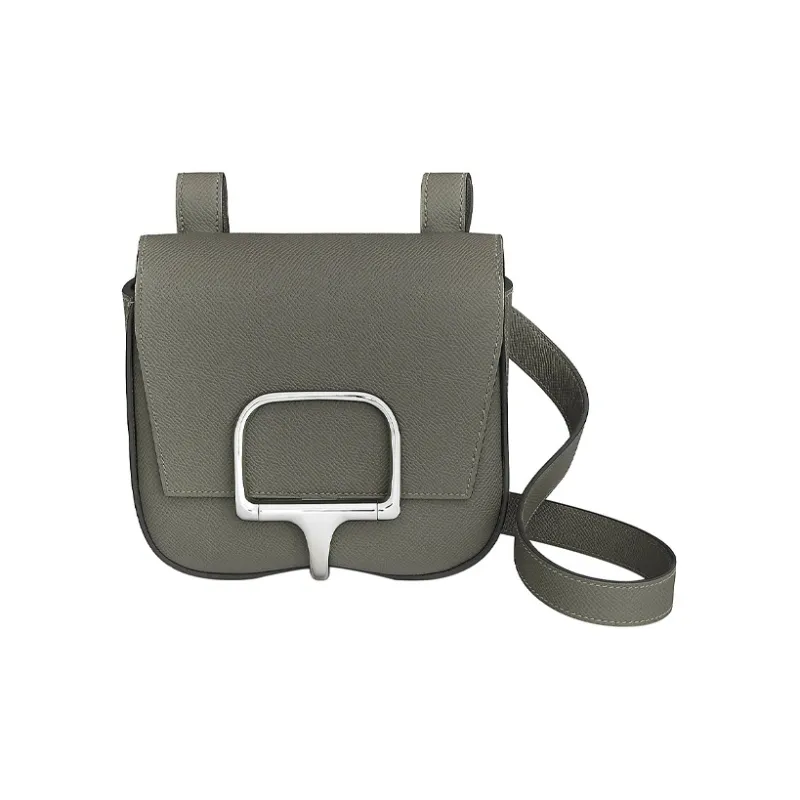 HERMES DellaDella Cavalleria Epsom Calfskin Shoulder Bag Crossbody Bag Mini Women's 0L Grismeyer Cumulonimbus Gray-0
