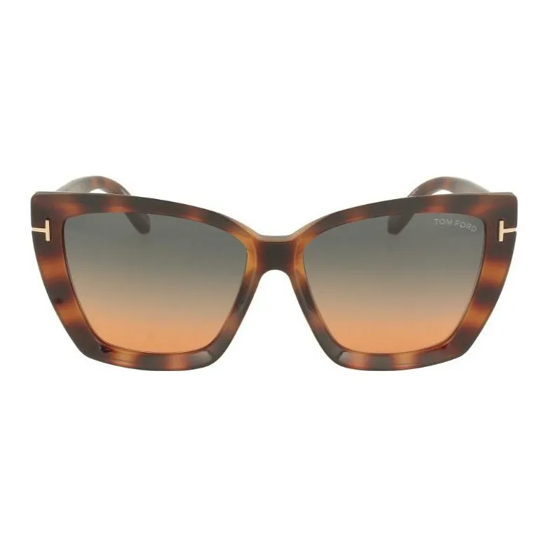 TOM FORD Eyewear Scarlet Oversized Frame Sunglasses-0
