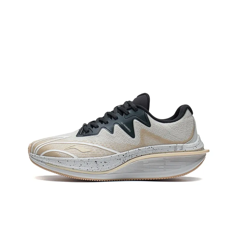 LINING WuShi 5S 2.0 Running Shoes Men Low Top Light Smoke Gray/Light Milk Umber-0