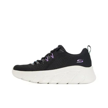 Skechers BOBS B FLEX Cushioning Anti Slip Wear Resistant Breathability Low Top Casual Running Shoes Women's Black