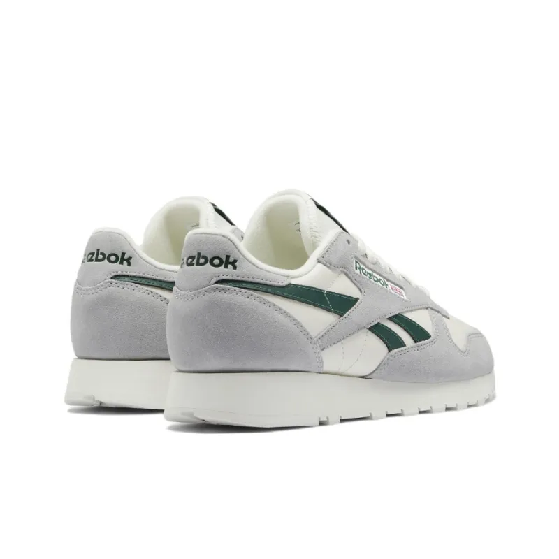 Reebok Classic Leather 'Pure Grey Dark Green'-2