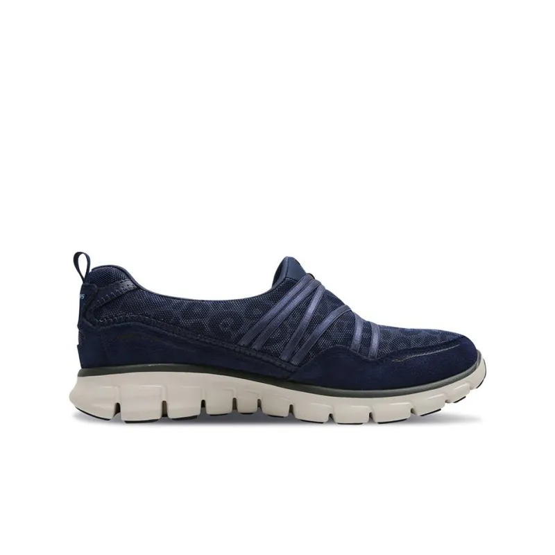 Skechers Synergy Casual Shoes Women's Low-Top Navy-1