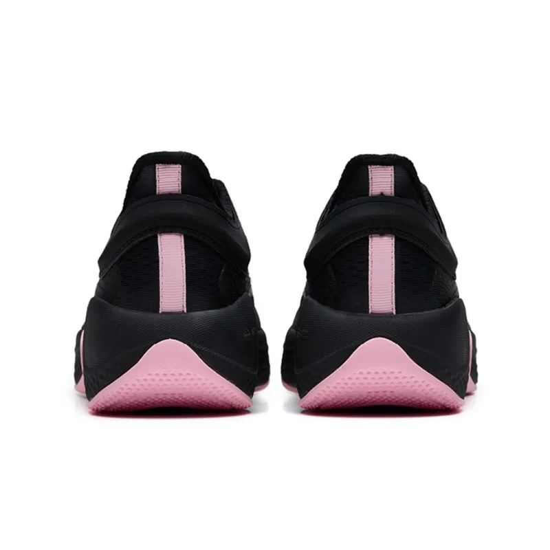 Anta Low-Top Casual Running Shoes Women's Black Red-4