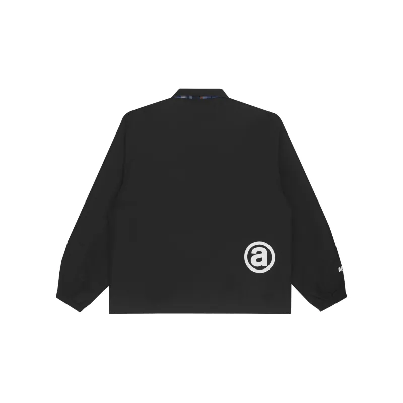 Aape Tartan check Logo Shirt Jacket-3