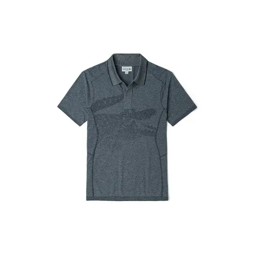 LACOSTE Polo Shirts Men Gray