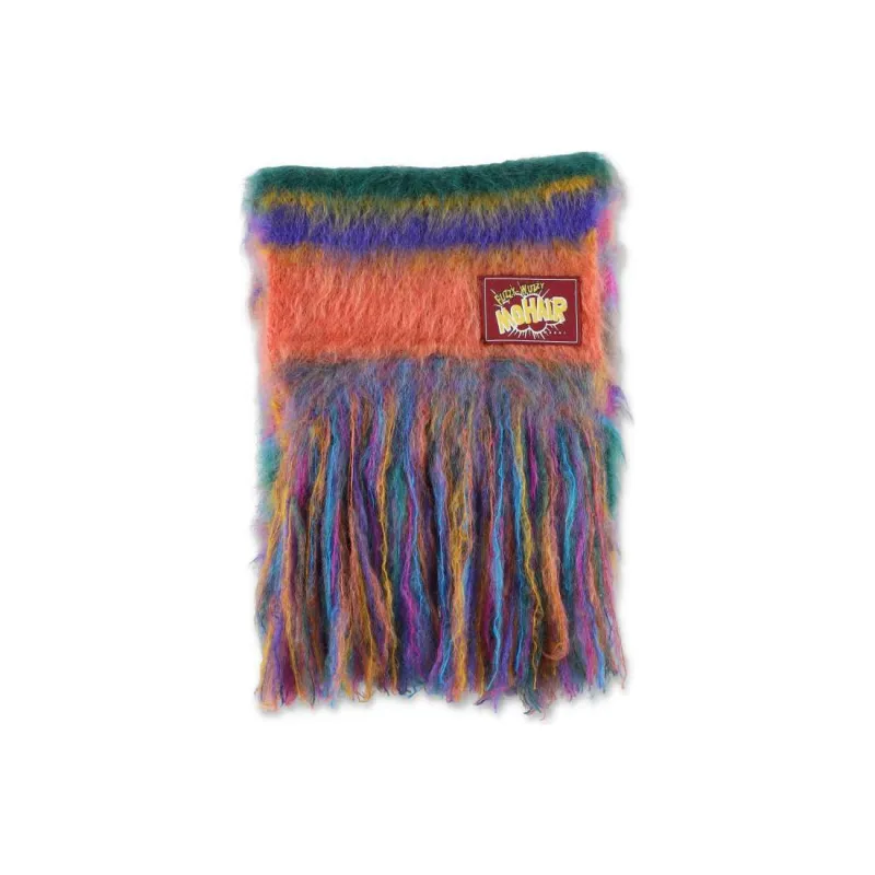 MARNI Fringed Striped Scarf-1