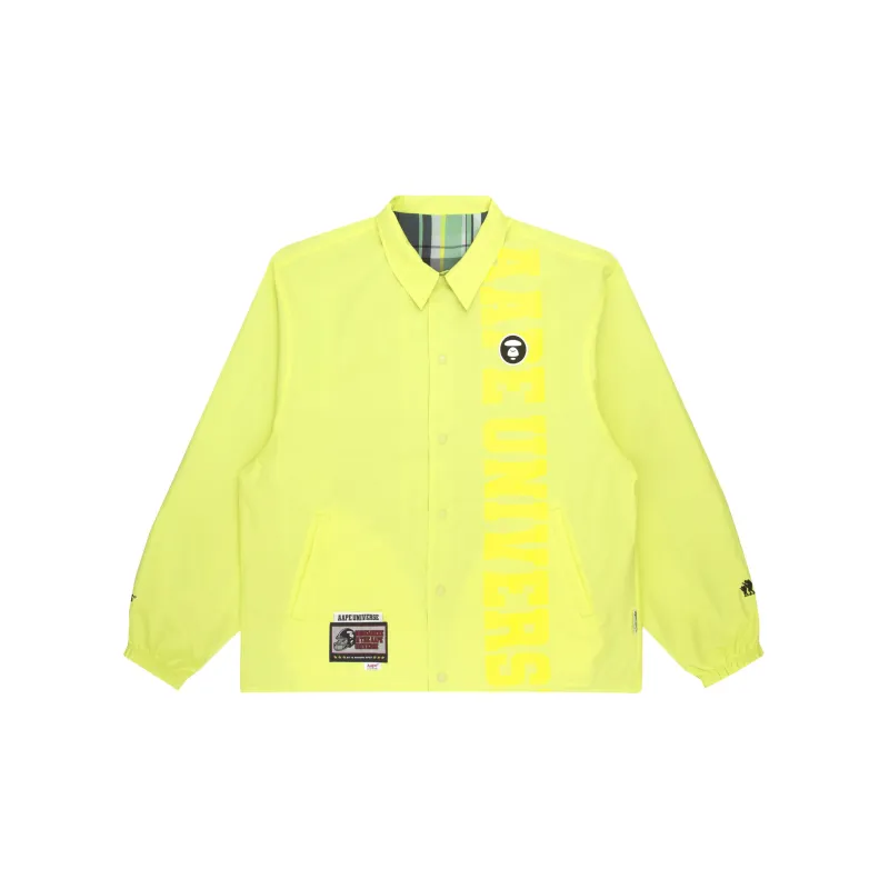 Aape Tartan check Logo Shirt Jacket-6