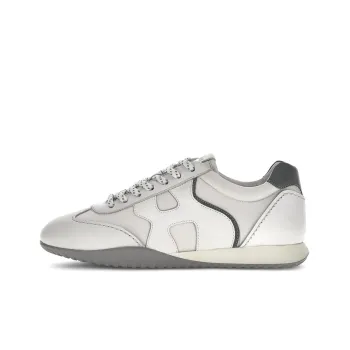 HOGAN Olympia Casual Shoes Women's Low-Top White/Gray