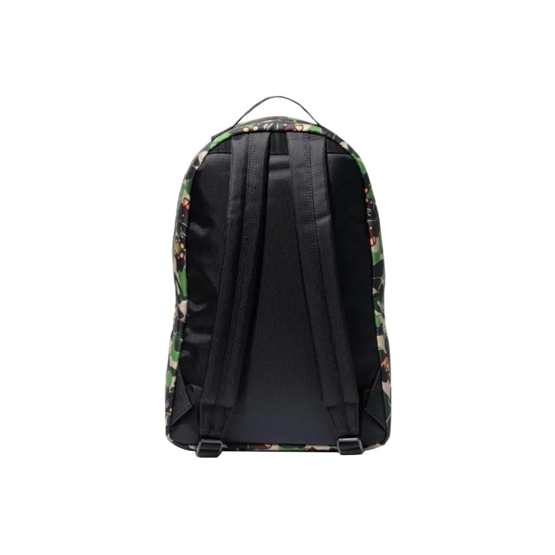A BATHING APE Canvas Backpack Regular Unisex Green-3