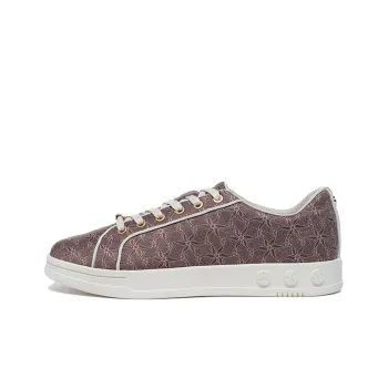 LI NING 1990 Classic Collection Skateboard Shoes Women's Low Top Eggplant Purple/Light White Purple